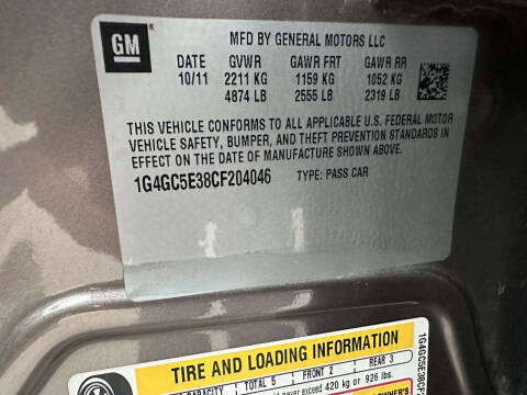 2012 Buick LaCrosse Leather