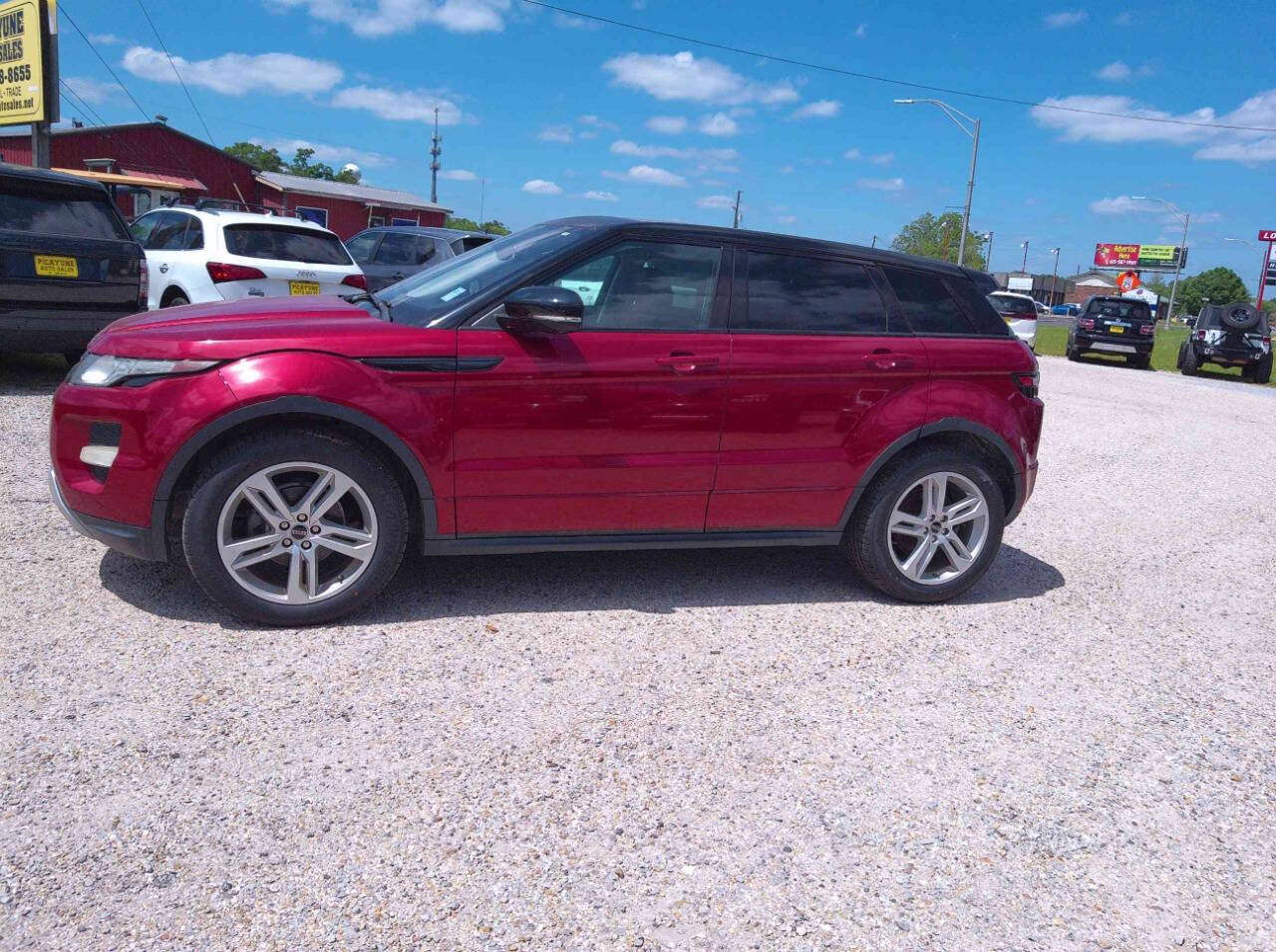 Red 2012 Land Rover Range Rover Evoque Dynamic AWD Dynamic 4dr SUV 2