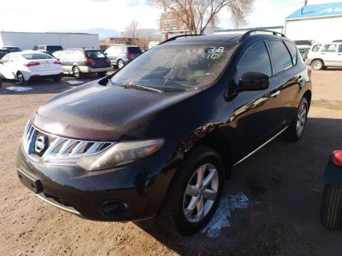 2010 Nissan Murano for sale at PYRAMID MOTORS - Fountain Lot in Fountain CO