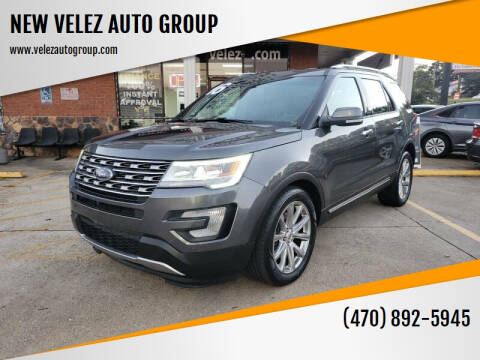 2016 Ford Explorer for sale at NEW VELEZ AUTO GROUP in Gainesville GA