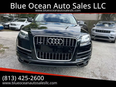 2015 Audi Q7 for sale at Blue Ocean Auto Sales LLC in Tampa FL