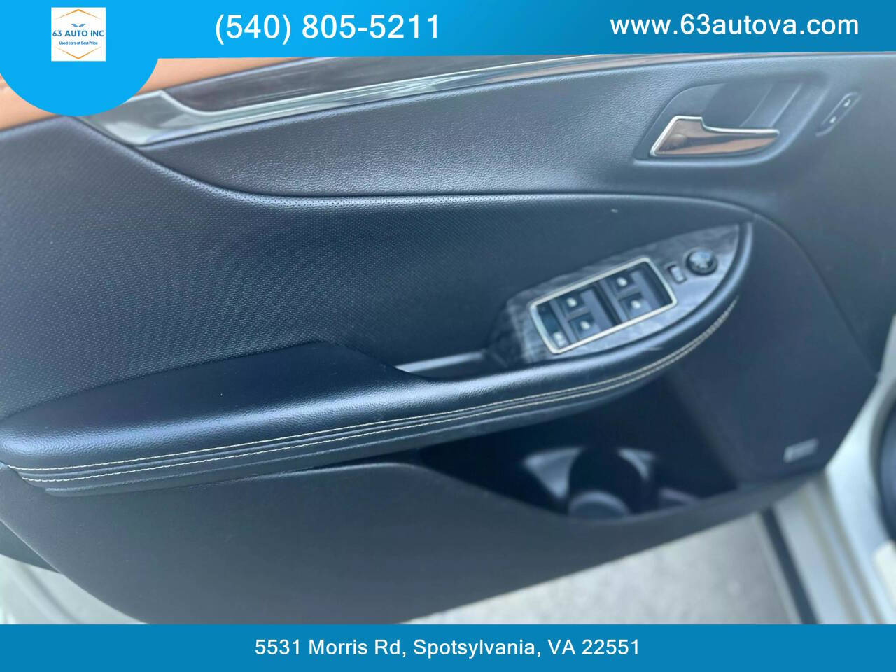 2015 Chevrolet Impala for sale at 63 Auto Inc in Spotsylvania, VA