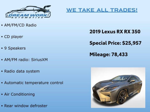 2019 Lexus RX 350