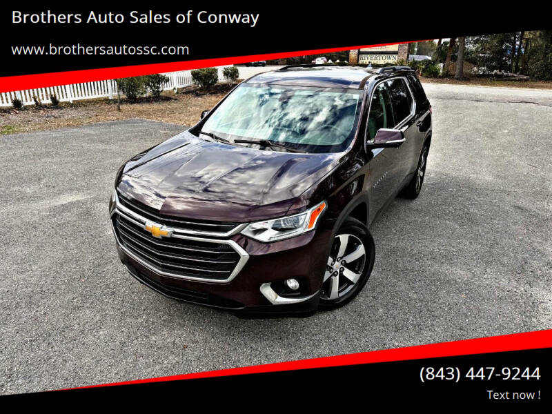 2019 Chevrolet Traverse for sale at Brothers Auto Sales of Conway in Conway SC