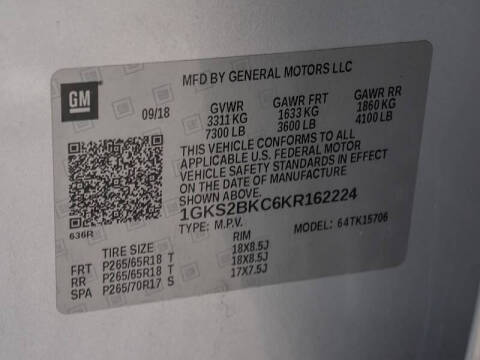 2019 GMC Yukon SLT