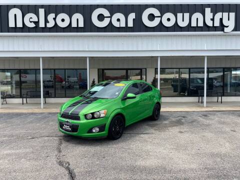 2015 Chevrolet Sonic for sale at Nelson Car Country in Bixby OK