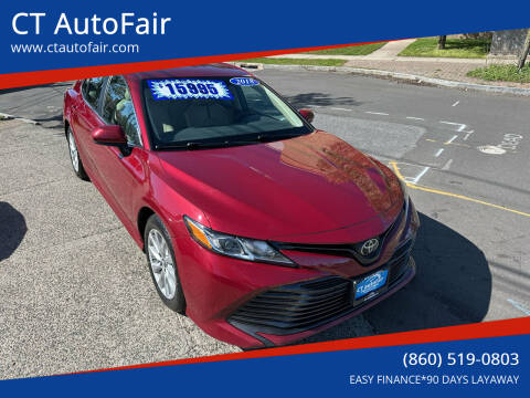 2018 Toyota Camry for sale at CT AutoFair in West Hartford CT