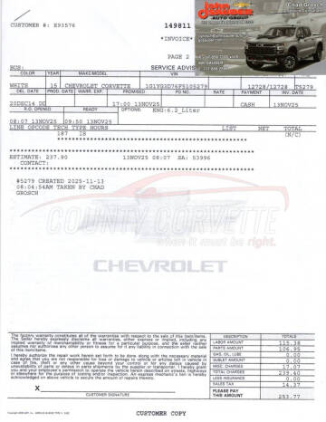 2015 Chevrolet Corvette