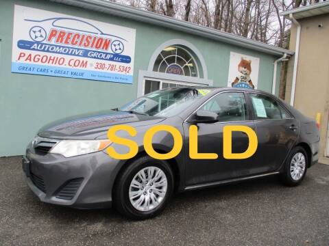 2012 Toyota Camry for sale at Precision Automotive Group in Youngstown OH