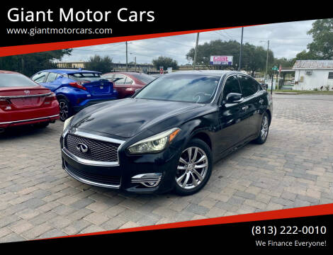 2016 Infiniti Q70 for sale at Giant Motor Cars in Tampa FL