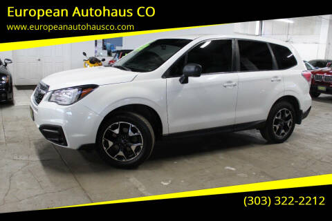 2017 Subaru Forester for sale at European Autohaus CO in Denver CO