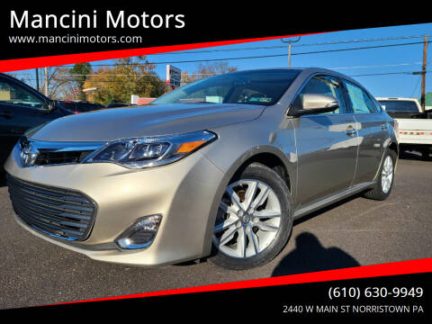 2013 Toyota Avalon for sale at Mancini Motors in Norristown PA