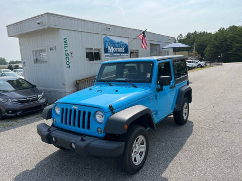 2018 Jeep Wrangler JK for sale at Mountain Motors LLC in Spartanburg SC