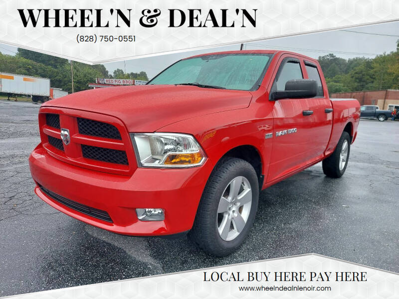 2012 RAM Ram Pickup 1500 for sale at Wheel'n & Deal'n in Lenoir NC