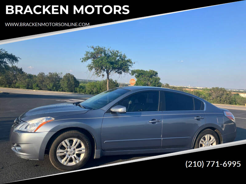 2010 Nissan Altima for sale at BRACKEN MOTORS in San Antonio TX