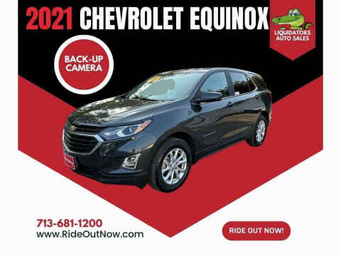 2021 Chevrolet Equinox for sale at LIQUIDATORS in Houston TX