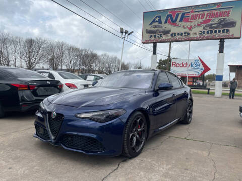 2017 Alfa Romeo Giulia for sale at ANF AUTO FINANCE in Houston TX