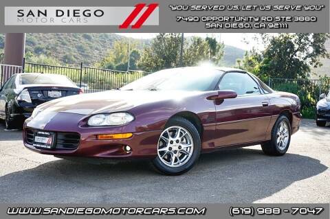 2002 Chevrolet Camaro for sale at San Diego Motor Cars LLC in Spring Valley CA