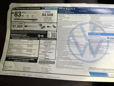 2025 Volkswagen ID. Buzz Pro S