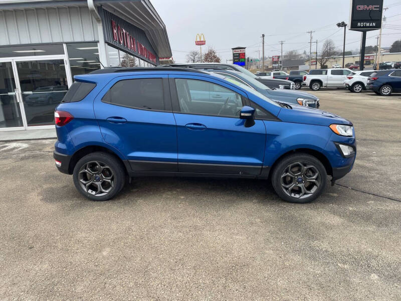 Used 2018 Ford Ecosport SES with VIN MAJ6P1CL2JC169475 for sale in Maquoketa, IA