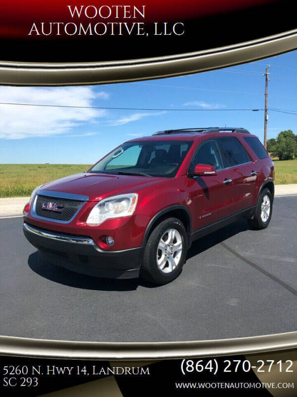 2007 GMC Acadia for sale at WOOTEN AUTOMOTIVE, LLC in Landrum SC