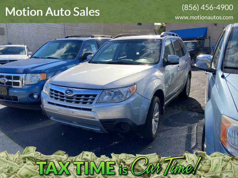 2012 Subaru Forester for sale at Motion Auto Sales in West Collingswood Heights NJ