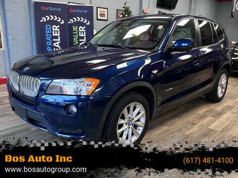 2013 BMW X3 for sale at Bos Auto Inc in Quincy MA