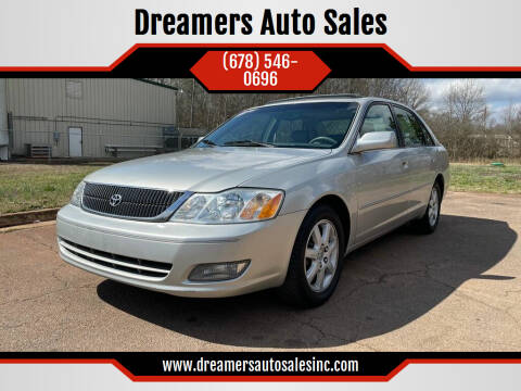 2002 Toyota Avalon for sale at Dreamers Auto Sales in Statham GA