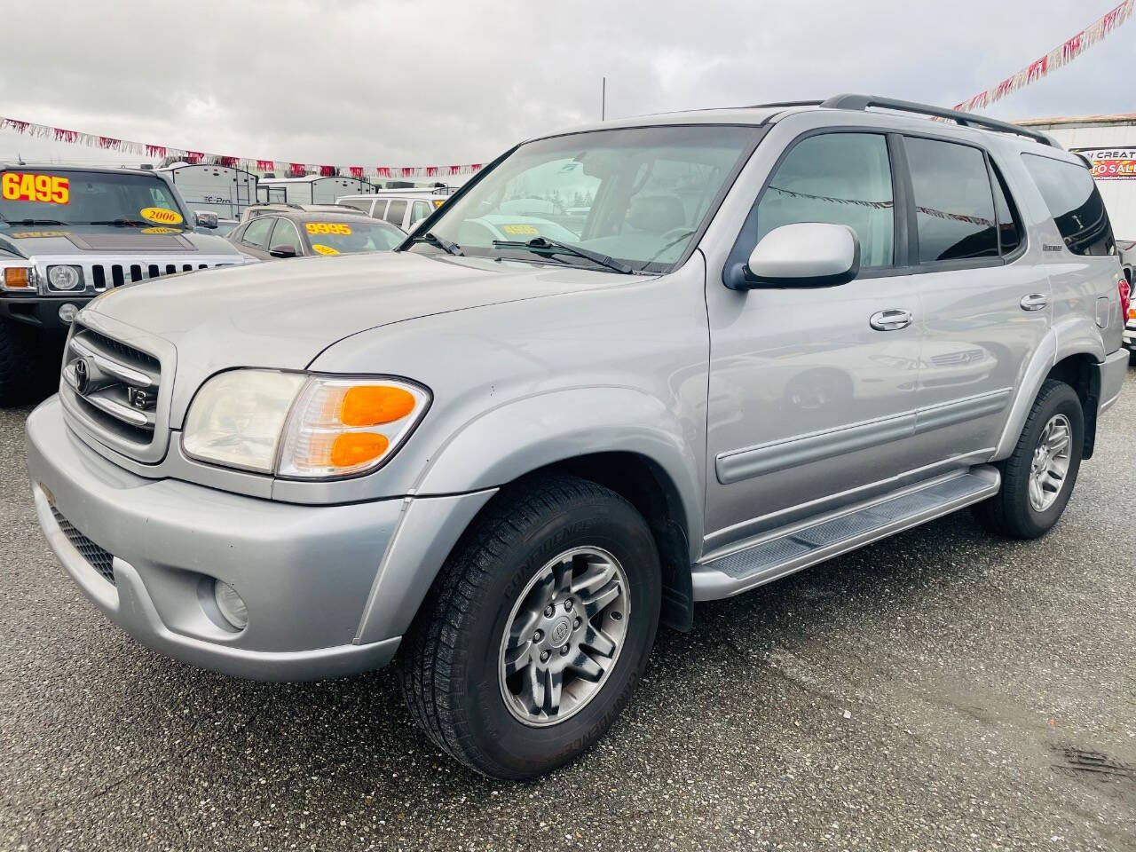 2003 Toyota Sequoia for sale at New Creation Auto Sales in Everett, WA