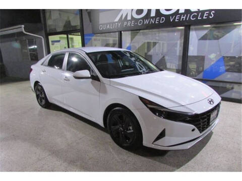 2021 Hyundai Elantra Hybrid Blue