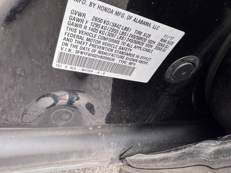 2017 Honda Pilot Elite