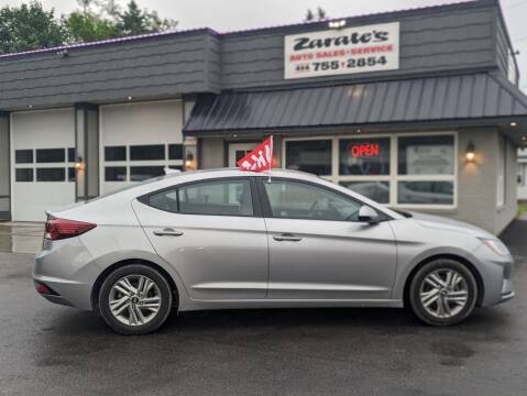 2020 Hyundai Elantra for sale at Zarate's Auto Sales in Big Bend WI