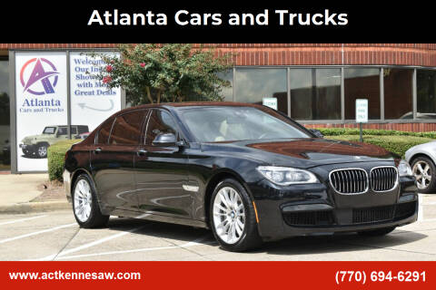 2014 BMW 7 Series for sale at Atlanta Cars and Trucks in Kennesaw GA