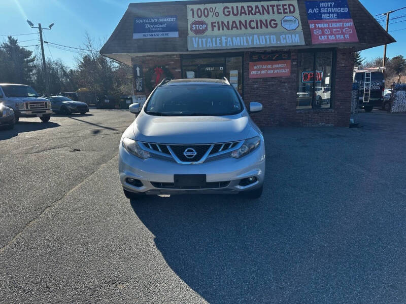 2014 Nissan Murano for sale at Vitale Family Auto in Tewksbury MA