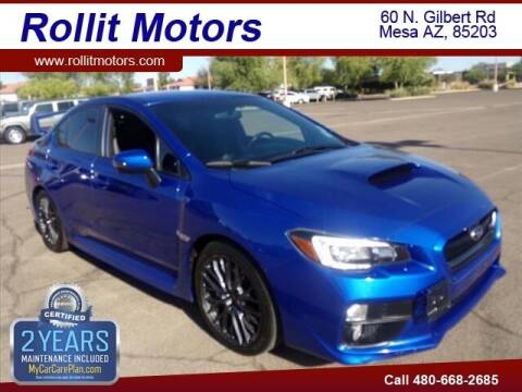 2015 Subaru WRX for sale at Rollit Motors in Mesa AZ