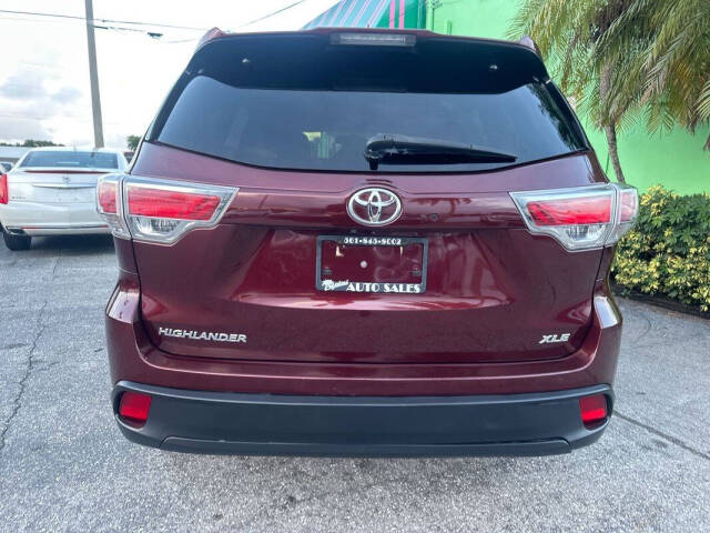 2016 Toyota Highlander for sale at Tropical Auto Sales in North Palm Beach, FL