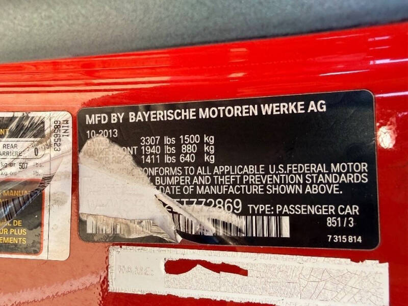 2014 MINI Coupe Cooper S