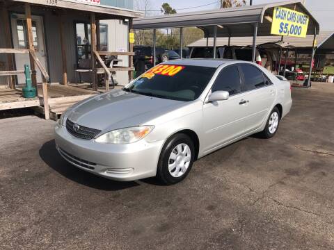 2003 Toyota Camry for sale at Texas 1 Auto Finance in Kemah TX