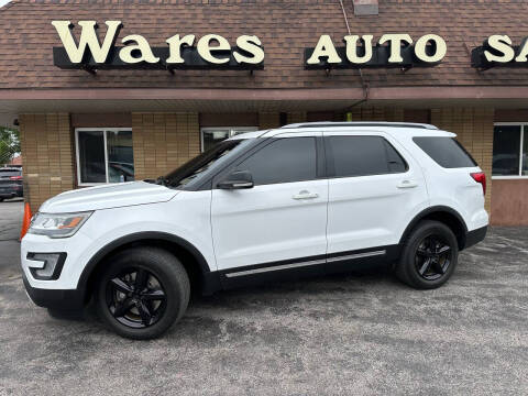 2017 Ford Explorer for sale at Wares Auto Sales INC in Traverse City MI