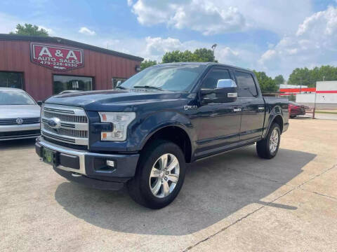 2015 Ford F-150 for sale at A & A Auto Sales in Fayetteville AR