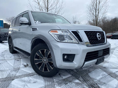 2018 Nissan Armada for sale at GLOVECARS.COM LLC in Johnstown NY