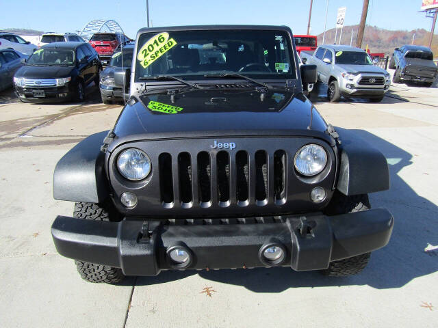 2016 Jeep Wrangler for sale at Joe s Preowned Autos in Moundsville, WV