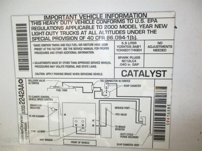 2000 Dodge Ram Van 3500