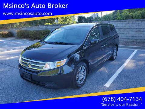 2011 Honda Odyssey for sale at Msinco's Auto Broker in Snellville GA