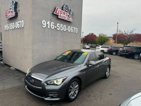 2014 Infiniti Q50 for sale at LIONS AUTO SALES in Sacramento CA