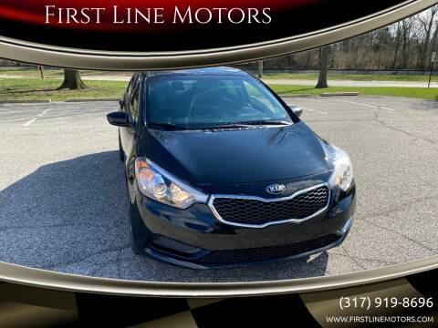 2016 Kia Forte for sale at First Line Motors in Brownsburg IN