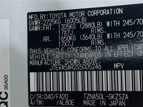 2025 Toyota 4Runner SR5