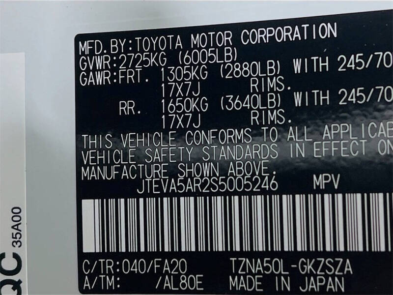 2025 Toyota 4Runner SR5