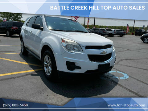 2013 Chevrolet Equinox for sale at Battle Creek Hill Top Auto Sales in Battle Creek MI