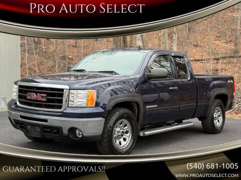 2010 GMC Sierra 1500 for sale at Pro Auto Select in Fredericksburg VA
